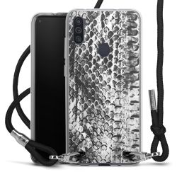 Carry Case Transparent Fabric black/silver