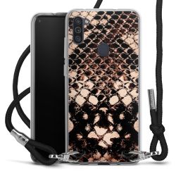 Carry Case Transparent Fabric black/silver