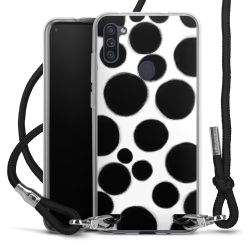 Carry Case Transparent Fabric black/silver