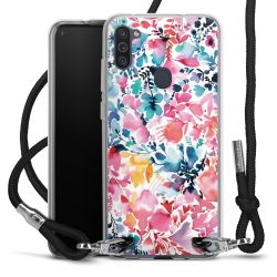 Carry Case Transparent Fabric black/silver