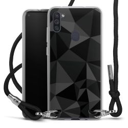 Carry Case Transparent Fabric black/silver