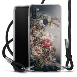 Carry Case Transparent Fabric black/silver