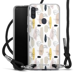 Carry Case Transparent Fabric black/silver