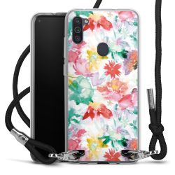 Carry Case Transparent Fabric black/silver