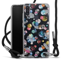 Carry Case Transparent Fabric black/silver