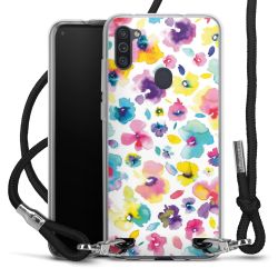 Carry Case Transparent Fabric black/silver