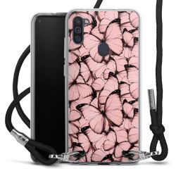 Carry Case Transparent Fabric black/silver