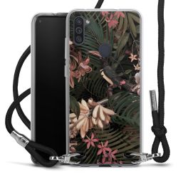 Carry Case Transparent Fabric black/silver