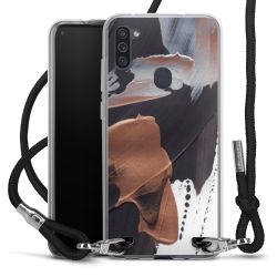 Carry Case Transparent Fabric black/silver