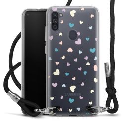 Carry Case Transparent Fabric black/silver