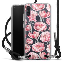 Carry Case Transparent Fabric black/silver