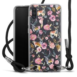 Carry Case Transparent Fabric black/silver