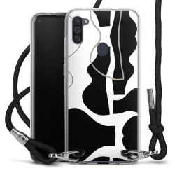 Carry Case Transparent Fabric black/silver