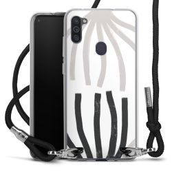 Carry Case Transparent Fabric black/silver