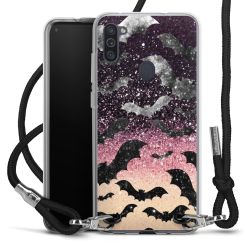 Carry Case Transparent Fabric black/silver