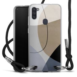 Carry Case Transparent Fabric black/silver