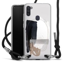 Carry Case Transparent Fabric black/silver