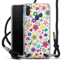 Carry Case Transparent Fabric black/silver