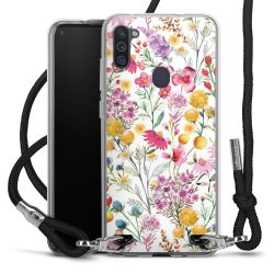 Carry Case Transparent Fabric black/silver