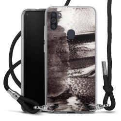 Carry Case Transparent Fabric black/silver