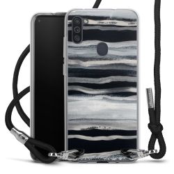 Carry Case Transparent Fabric black/silver