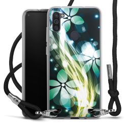 Carry Case Transparent Fabric black/silver