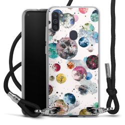 Carry Case Transparent Fabric black/silver