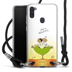 Carry Case Stoff schwarz/silber