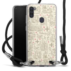 Carry Case Stoff schwarz/silber