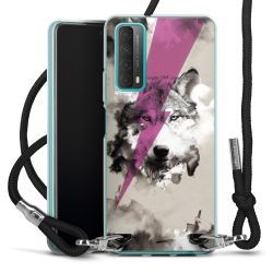 Carry Case Transparent Fabric black/silver