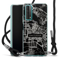 Carry Case Transparent Fabric black/silver