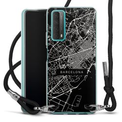 Carry Case Transparent Fabric black/silver