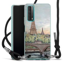 Carry Case Transparent Fabric black/silver