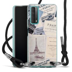 Carry Case Transparent Fabric black/silver