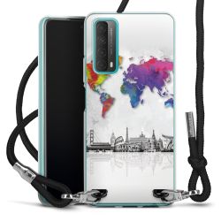 Carry Case Transparent Fabric black/silver