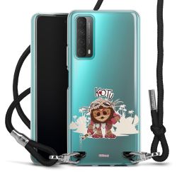 New Carry Case Transparent Stoff schwarz/silber