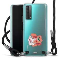 New Carry Case Transparent Stoff schwarz/silber