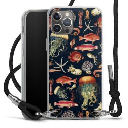 New Carry Case Transparent Stoff schwarz/silber