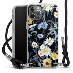 New Carry Case Transparent Stoff schwarz/silber