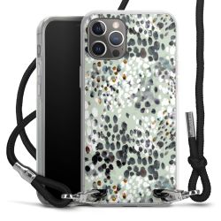 New Carry Case Transparent Stoff schwarz/silber