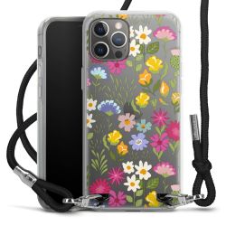 New Carry Case Transparent Stoff schwarz/silber