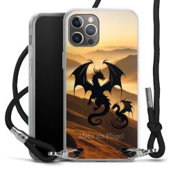 New Carry Case Transparent Stoff schwarz/silber