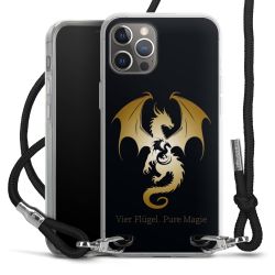 New Carry Case Transparent Stoff schwarz/silber