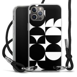 New Carry Case Transparent Stoff schwarz/silber