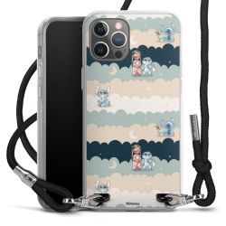 New Carry Case Transparent Stoff schwarz/silber