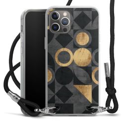 New Carry Case Transparent Stoff schwarz/silber