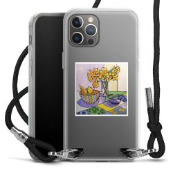 New Carry Case Transparent Stoff schwarz/silber