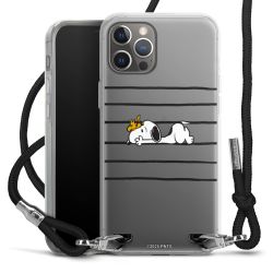 New Carry Case Transparent Stoff schwarz/silber