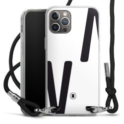 New Carry Case Transparent Stoff schwarz/silber