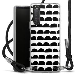 Carry Case Transparent Fabric black/silver